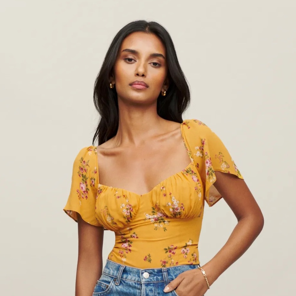 Reformation Ambrose Top in Sancerre